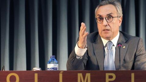 Alejandro Blanco, presidente de la candidatura de Madrid, viajó ayer hacia Lausana.