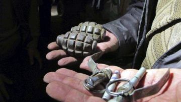 Foto de archivo que muestra una granada de mano.