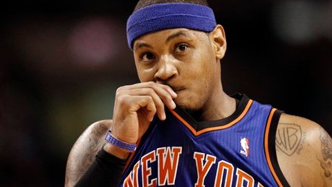 Carmelo 'Melo' Anthony también sufre molestias en la muñeca tobillo y en un pulgar.