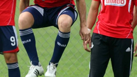 Antonio Gallardo (25) durante una práctica del Chiverío.