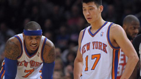 Carmelo Anthony regresó a la duela pero acusó la falta de acción con un discreto desempeño individual