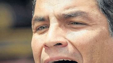 El presidente de Ecuador, Rafael Correa.