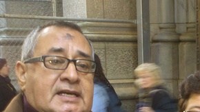 El Miércoles de Ceniza que marca el inicio de la cuaresma se celebró ayer en la catedral de San Patricio donde acudieron los fieles en gran número. Arriba desde la izq. Octavio y Estela Gómez y Ofelia Paiba quienes recibieron la ceniza.