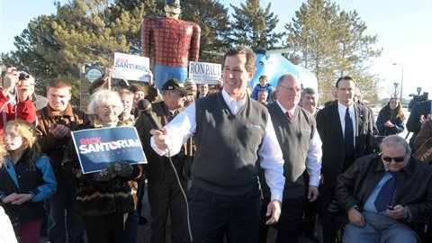Rick Santorum en Minnesota.