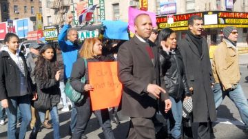 La marcha  se inició en la congestionada y comercial esquina de la calle 207 y avenida Broadway, en Manhattan, y finalizó en el parque Devoe, en la avenida Sedgwick y la West Fordham Road, en El Bronx.