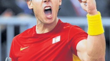 El tenista español Rafael Nadal es el segundo mejor en el  escalafón mundial.