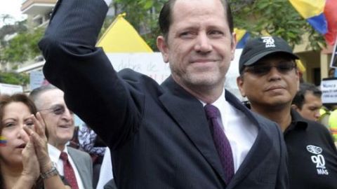 El director del diario ecuatoriano El Universo Carlos Pérez.