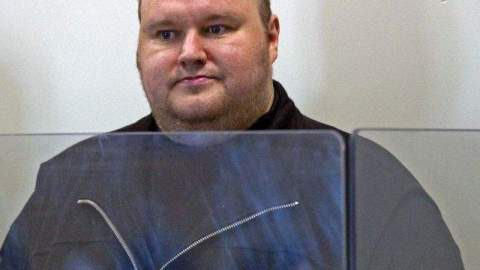 El alemán Kim Schmitz fundador de la popular página de descargas.