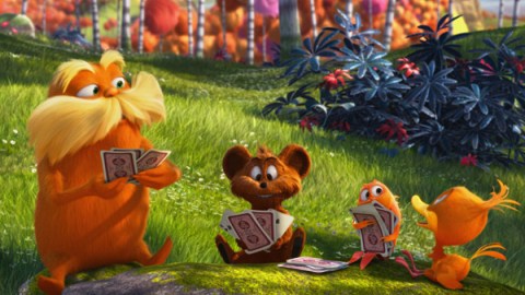 Una escena de la cinta de animación "Dr. Seuss' The Lorax".