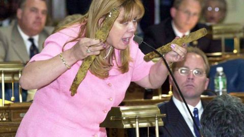 Nilsa Cruz Pérez se hizo famosa por su particular estilo de expresarse en las sesiones. de la Legislatura.