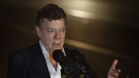 El presidente de Colombia, Juan Manuel Santos.