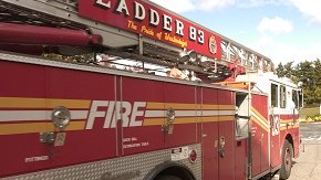 Camión del Departamento de Bomberos de la Ciudad de Nueva York.