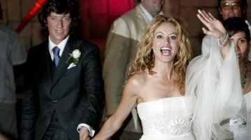 Paulina y Colate en el 2007, recién casados.