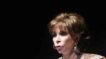 La escritora chilena Isabel Allende durante la conferencia del miércoles.