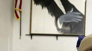 Una fila de personas vota en el Sur de Los Ángeles, en las pasadas elecciones.