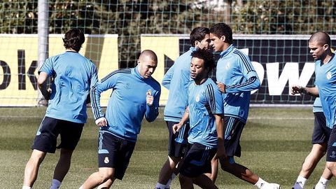 El Real Madrid cerró ayer su preparación para enfrentar el día de hoy en el estadio  Santiago Bernabéu al CSKA de Moscú.