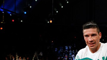 El campeón  mundial argentino Sergio 'Maravilla' Martínez se encuentra en Nueva York, donde peleará el sábado próximo en el Madison Square Garden.