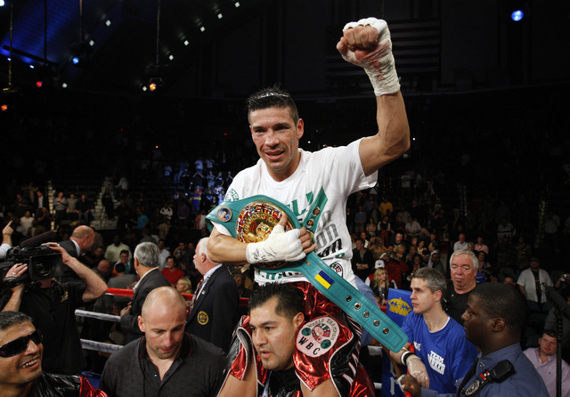El campeón  mundial argentino Sergio 'Maravilla' Martínez se encuentra en Nueva York, donde peleará el sábado próximo en el Madison Square Garden.