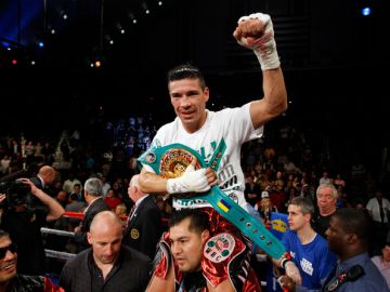 El campeón  mundial argentino Sergio 'Maravilla' Martínez se encuentra en Nueva York, donde peleará el sábado próximo en el Madison Square Garden.