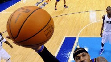 Carmelo Anthony se recupera tras seis juegos corridos perdidos.