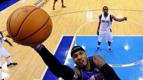 Carmelo Anthony se recupera tras seis juegos corridos perdidos.