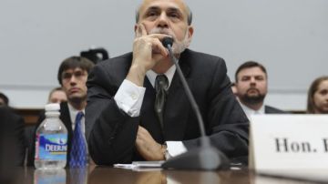 El presidente de la Reserva Federal estadounidense, Ben Bernanke.