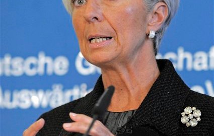 Christine Lagarde, directora del Fondo Monetario Internacional.
