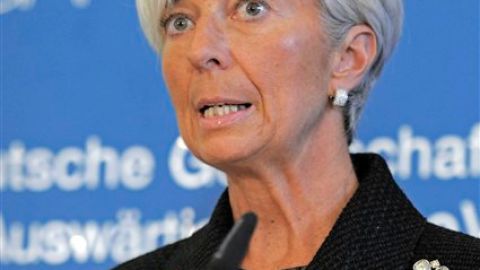Christine Lagarde, directora del Fondo Monetario Internacional.