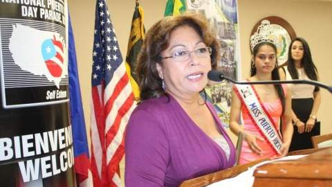 Carmen Nydia Velázquez agradece el reconocimiento.