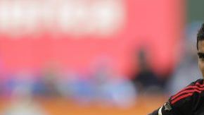 Miguel Ponce celebra su gol frente a Senegal.