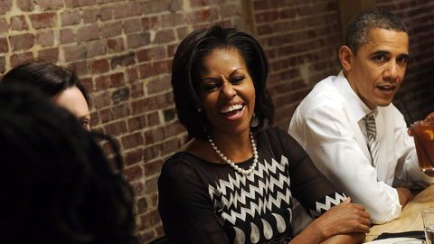 Michelle y Barack Obama.