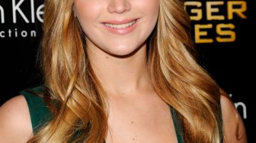 La actriz Jennifer Lawrence  es la nueva chica dorada   de Hollywood.