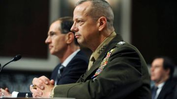 El general John Allen dijo  que no debería haber una reducción en el número de soldados norteamericanos en Afganistán.