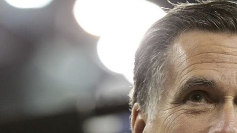 El precandidato presidencial republicano, Mitt Romney.