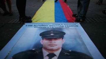 Luis Alfonso Beltrán, uno de los militares secuestrados por las FARC.