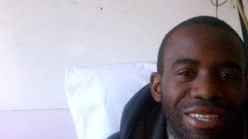 La foto que Fabrice Muamba compartió en su cuenta de Twitter.