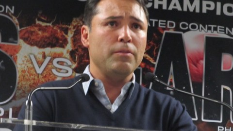 El presidente de Golden Boy Promotions, Óscar De La Hoya.
