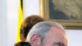Fidel Castro se reunió con el Papa en la sede de la Nunciatura Apostólica en La Habana.