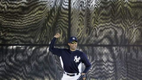 A sus 42 años Mariano Rivera llega al Entrenamiento de Primavera con los Yanquis en la que puede ser su última temporada.
