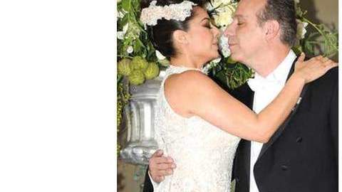 La actriz contrajo matrimonio con el abogado mexicano Juan Collado.