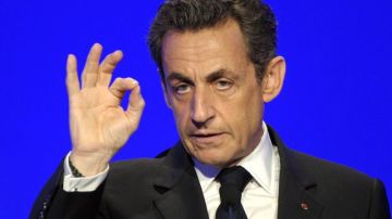 Nicolás Sarkozy explica su proyecto electoral en una rueda de prensa en París.