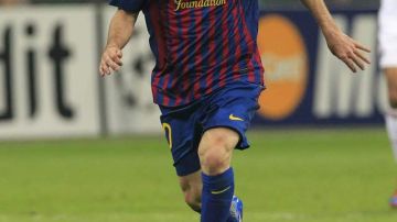 El argentino Lionel Messi, delantero del Barcelona, ha marcado 36 tantos en la Liga, cuando restan 10 partidos para que culmine el torneo español.