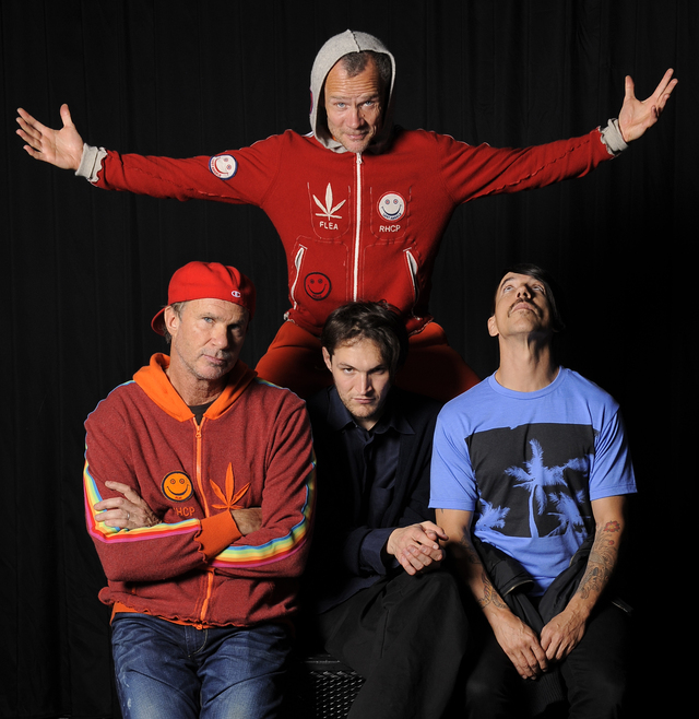 Los Red Hot Chili Peppers:  Flea, Anthony Kiedis, Josh Klinghoffer y Chad Smith.