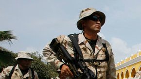 Se han reforzado las medidas de seguridad en la ciudad colombiana de Cartagena con motivo de la Cumbre de las Américas.