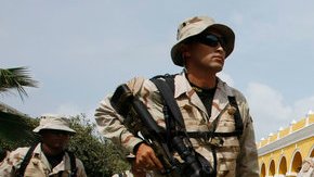 Se han reforzado las medidas de seguridad en la ciudad colombiana de Cartagena con motivo de la Cumbre de las Américas.