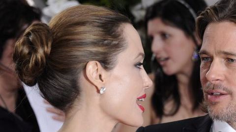 Los actores estadounidenses Angelina Jolie y Brad Pitt.