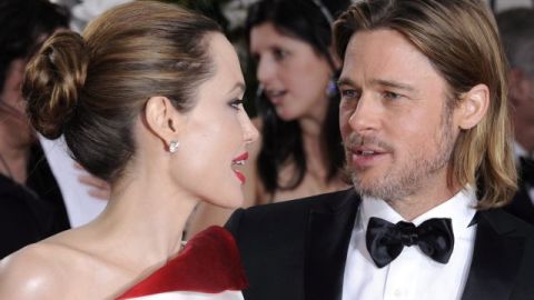 Los actores estadounidenses Angelina Jolie y Brad Pitt.
