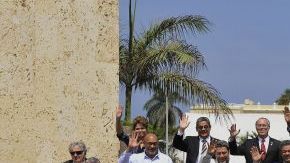 Los presidentes de los países de América posan, hoy, domingo 15 de abril de 2012, para la foto oficial de la VI Cumbre de las Américas en Cartagena de Indias, Colombia.