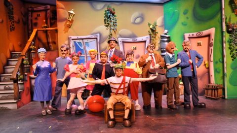 El elenco del musical que inicia su gira por Estados Unidos.