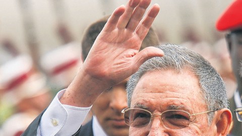 Raúl Castro, líder cubano.